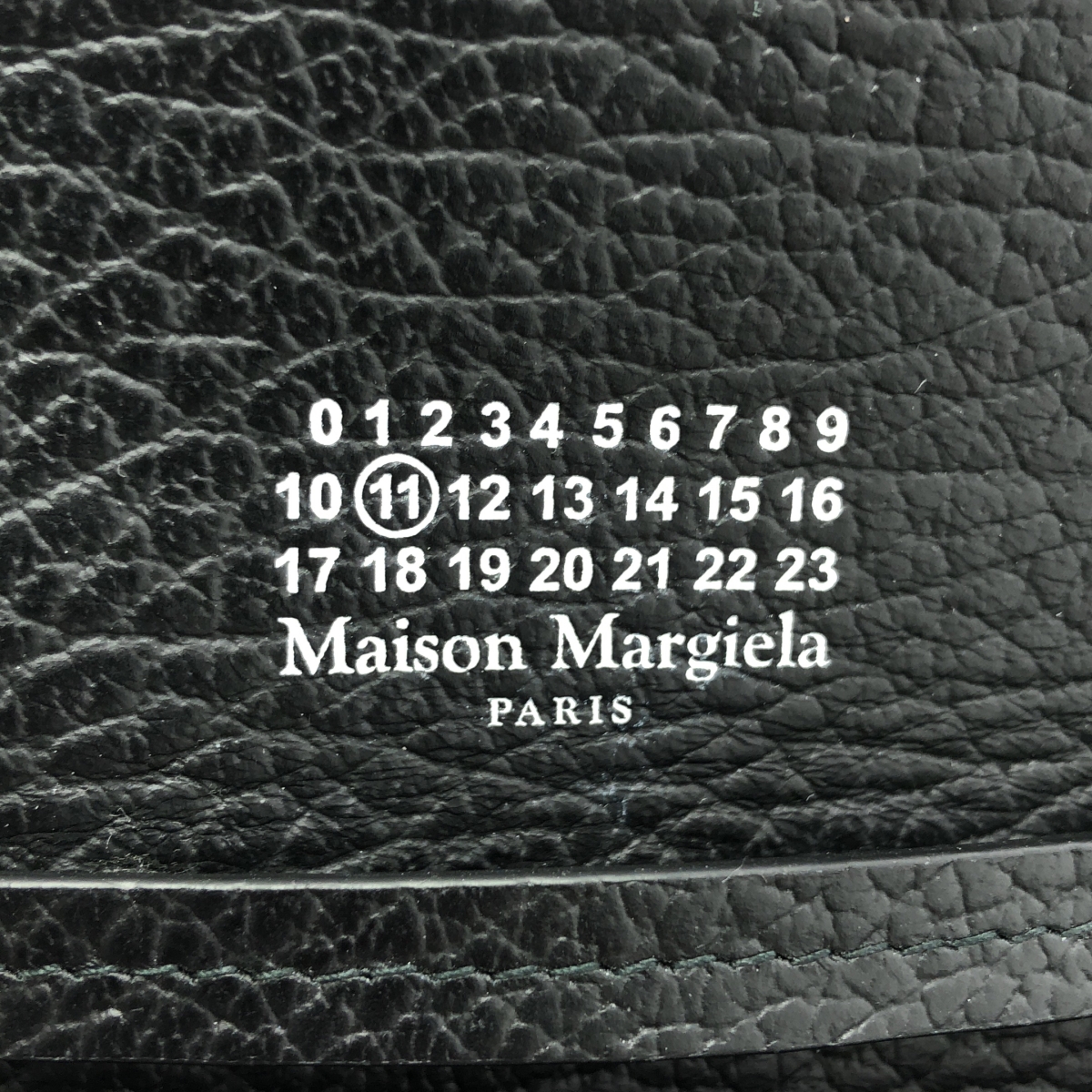 Maison Margiela / メゾンマルジェラ グレインレザー チェーン ロングウォレット