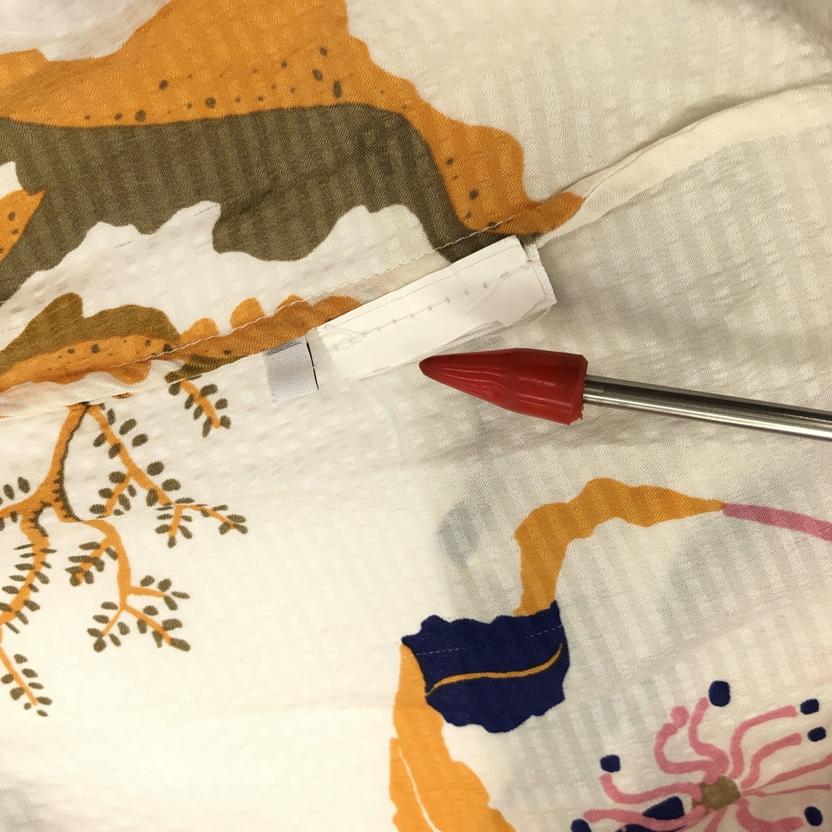 Rodebjer / ロデビエ ボタニカル柄 フリル Vネック ブラウス