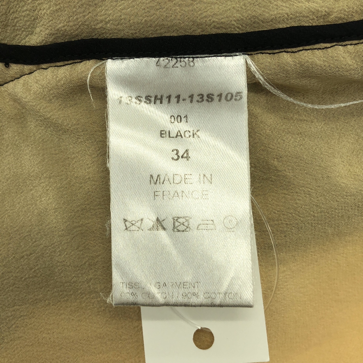 Chloe / クロエ パンチング ロゴサイドジップ キュロット ショートパンツ ショーツ / シルク裏地