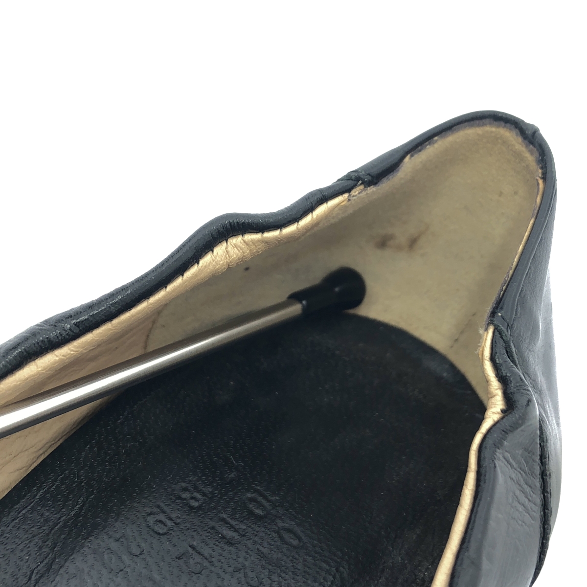 Martin Margiela / マルタンマルジェラ シャーリング加工 レザー ヒール パンプス