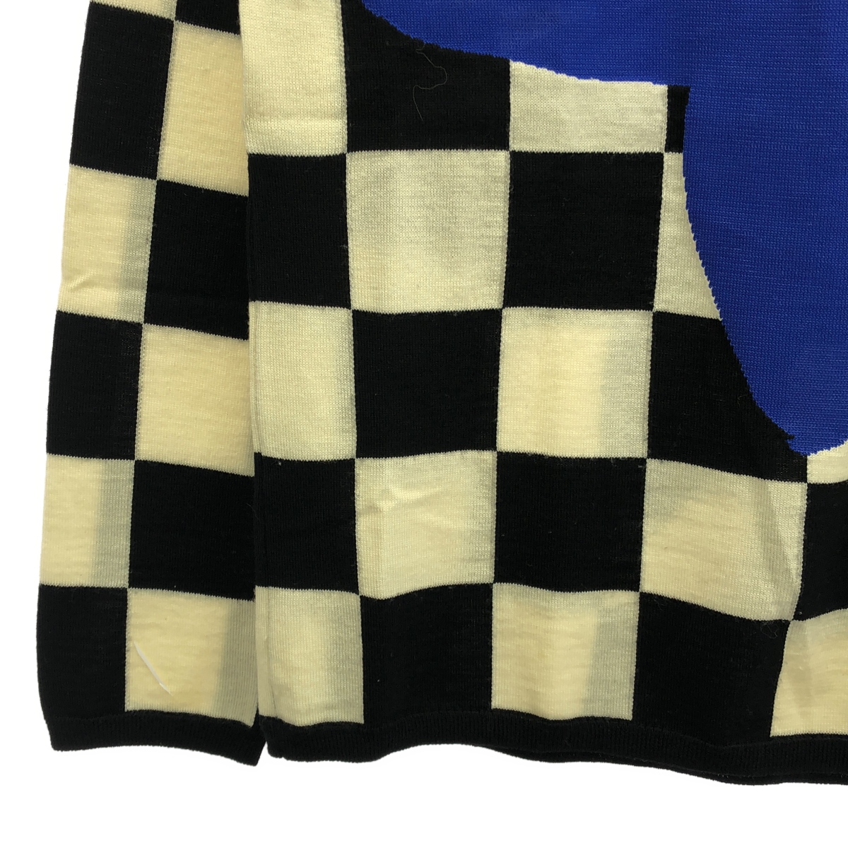 COMME des GARCONS / コムデギャルソン フラッグチェック クルーネックニット