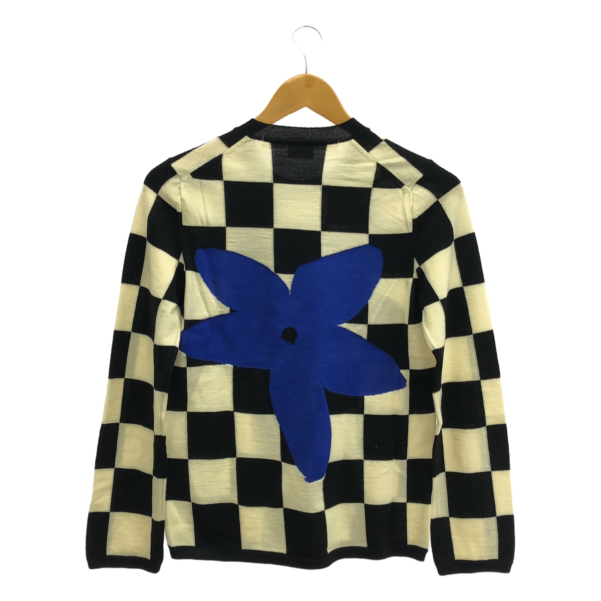 COMME des GARCONS / コムデギャルソン フラッグチェック クルーネックニット