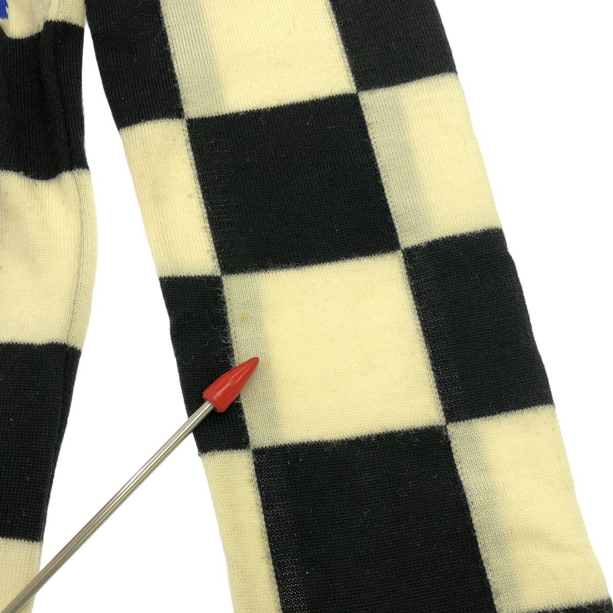 COMME des GARCONS / コムデギャルソン フラッグチェック クルーネックニット