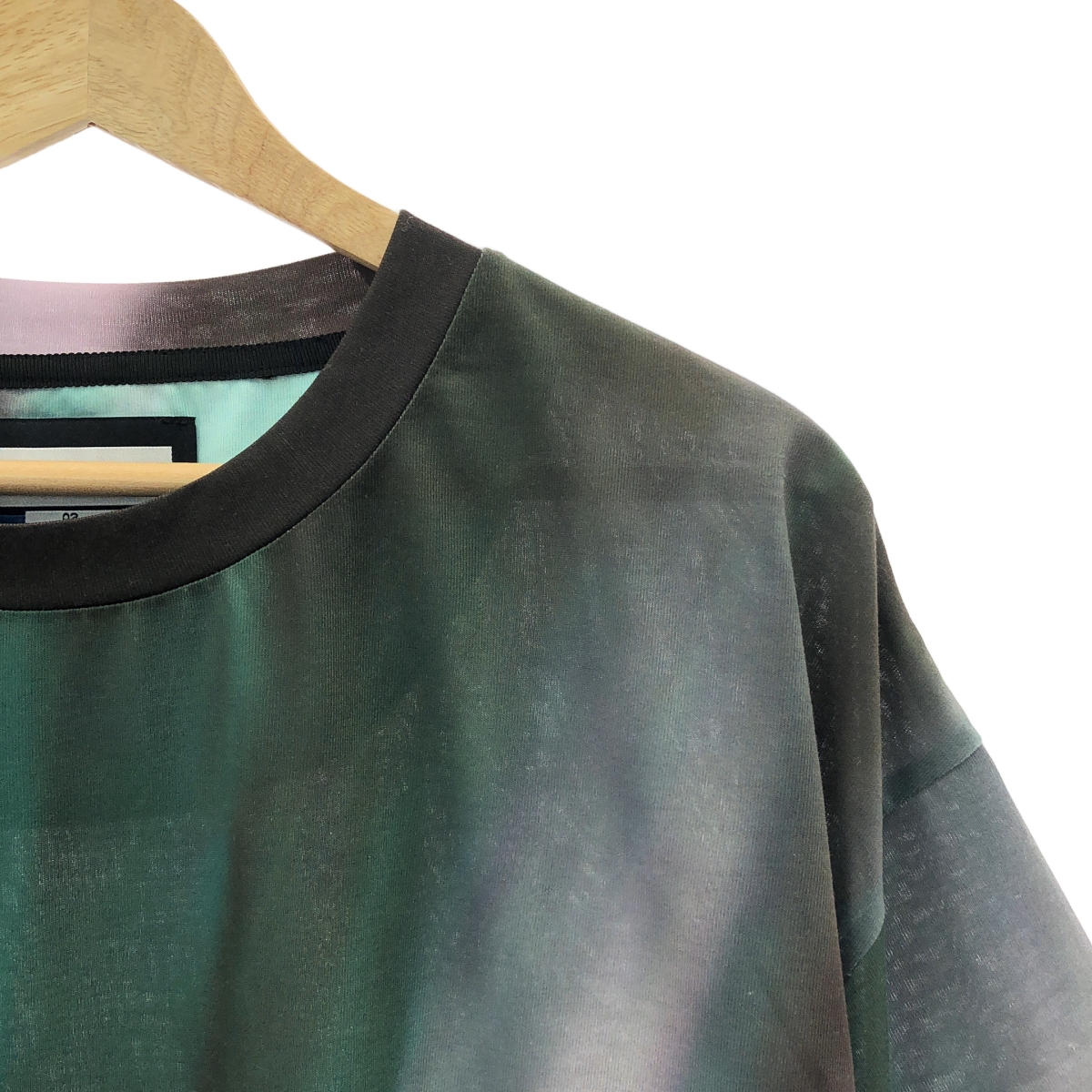 Maison Special / メゾンスペシャル アブストラクトフロー プライムオーバー クルーネック Tシャツ