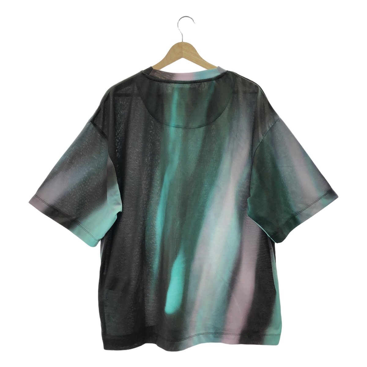 Maison Special / メゾンスペシャル アブストラクトフロー プライムオーバー クルーネック Tシャツ