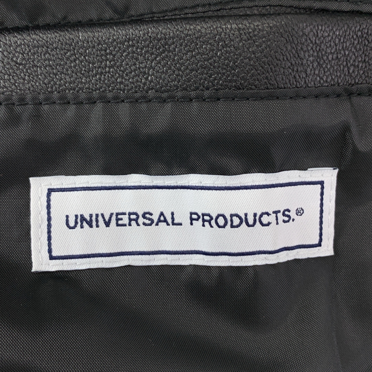 UNIVERSAL PRODUCTS / ユニバーサルプロダクツ GOAT LEATHER DRIZZLER JACKET ゴートレザー ドリズラー ジャケット