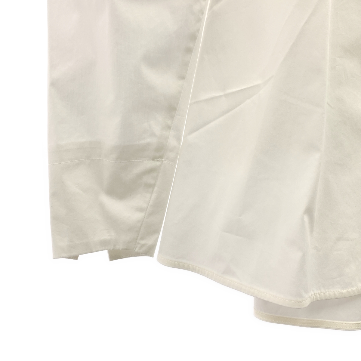 その他 × 翁安芸 ボリュームスリーブ バンドカラー シャツ ブラウス