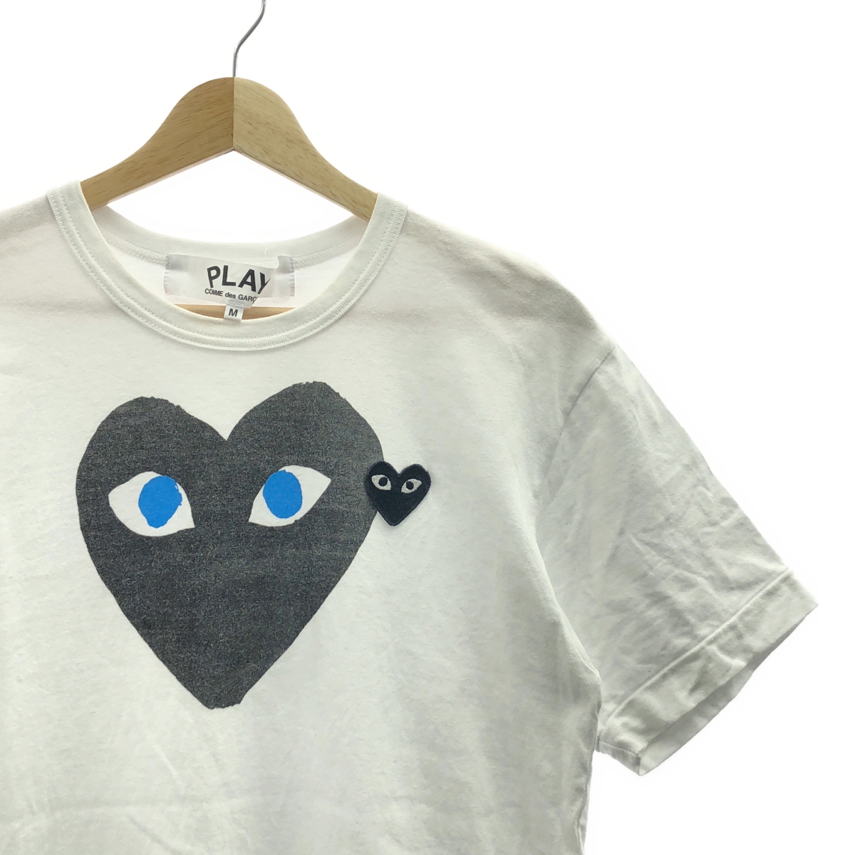 PLAY COMME des GARCONS / プレイコムデギャルソン コットン ビッグハート プリント Tシャツ カットソー