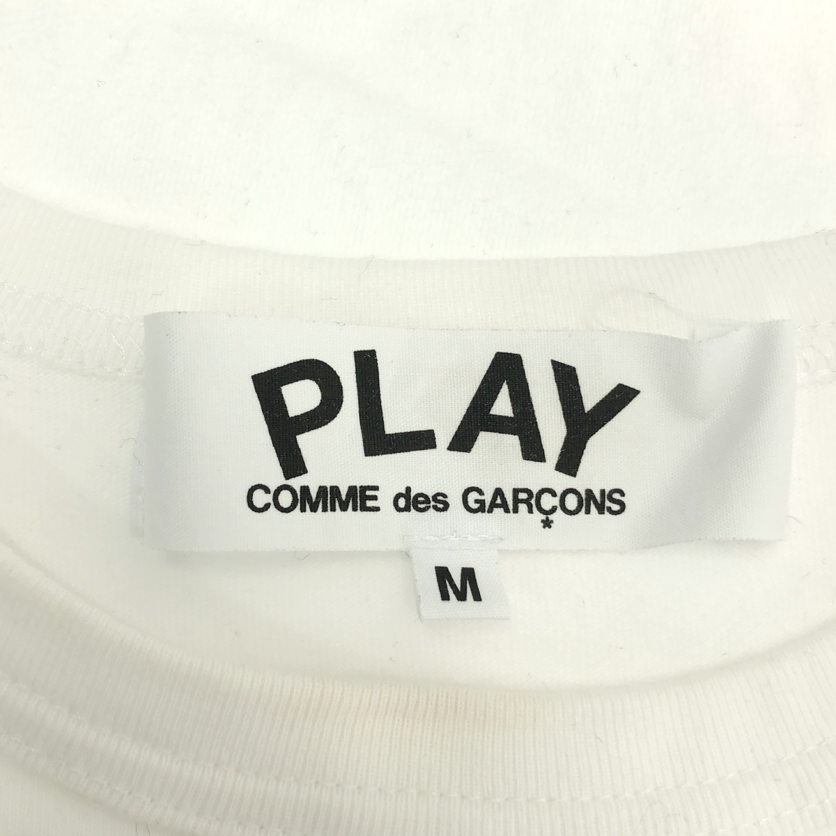PLAY COMME des GARCONS / プレイコムデギャルソン コットン ビッグハート プリント Tシャツ カットソー