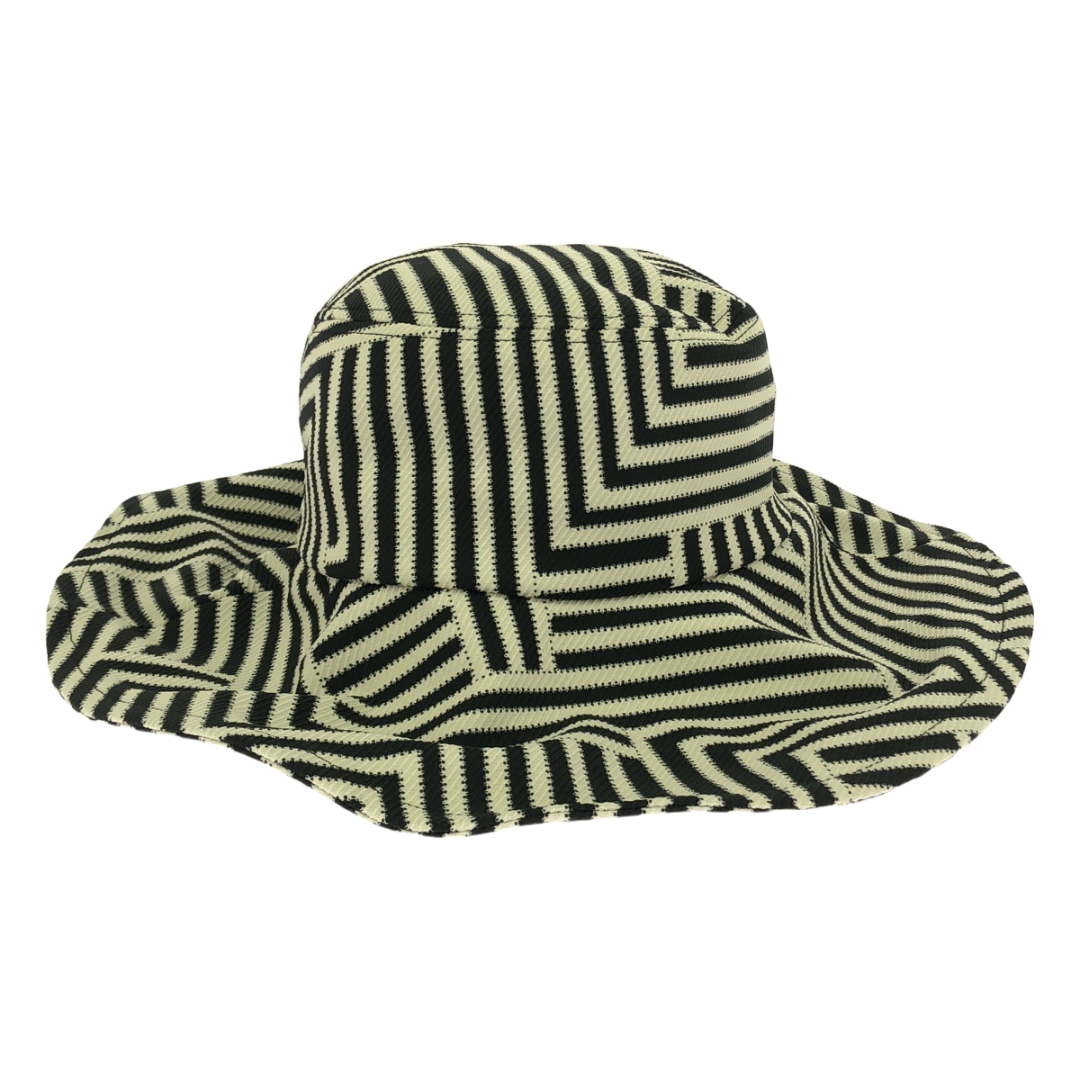 その他 ジオメトリックブリム ハット