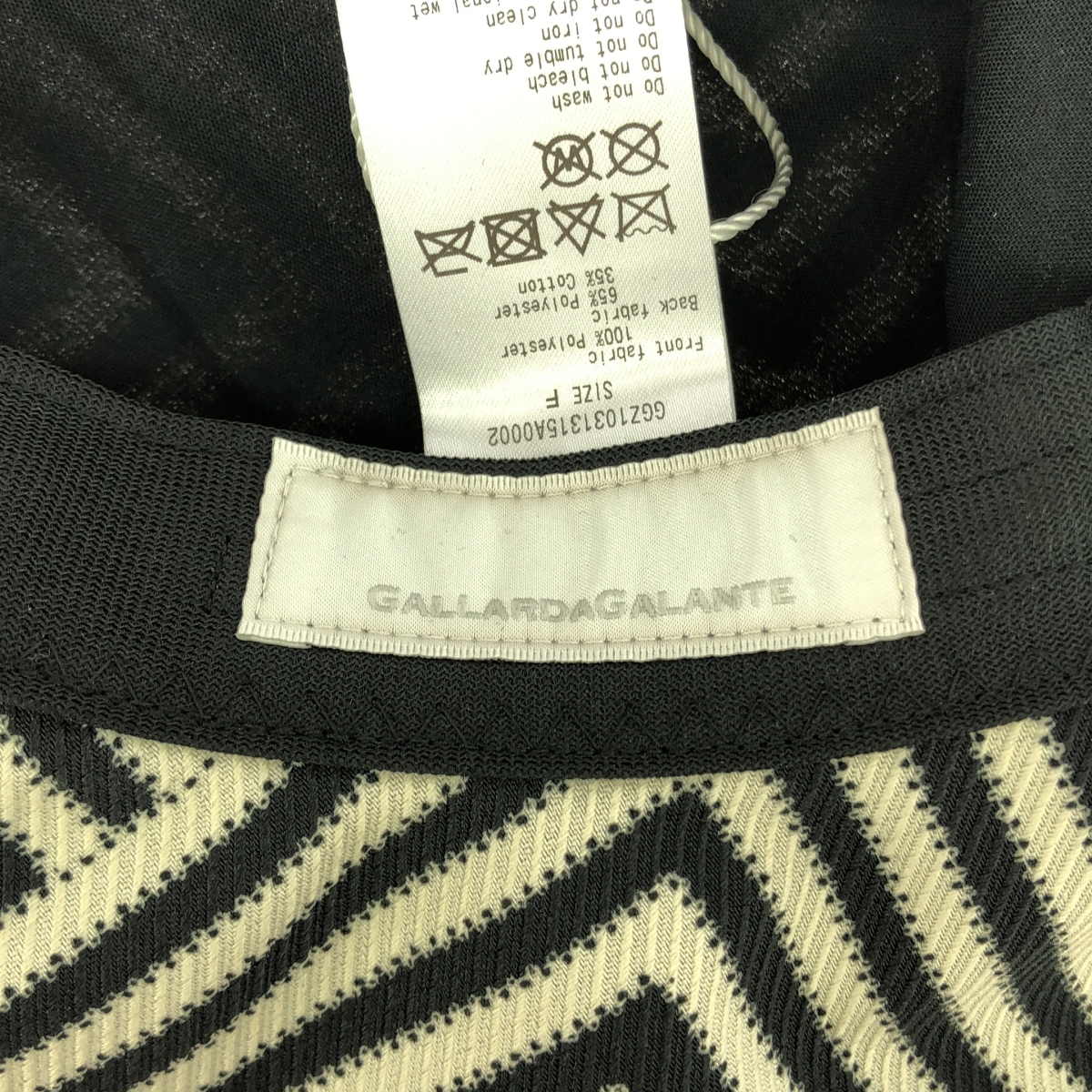 その他 ジオメトリックブリム ハット