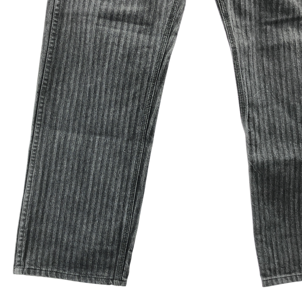 SASSAFRAS / ササフラス ブラックデニム ワーク ワイドパンツ