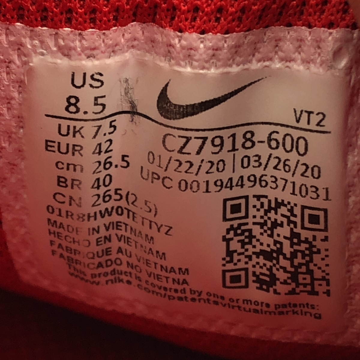 NIKE / ナイキ AIR MAX 90 UNIVERSITY RED エアマックス90 ユニバーシティーレッド スニーカー