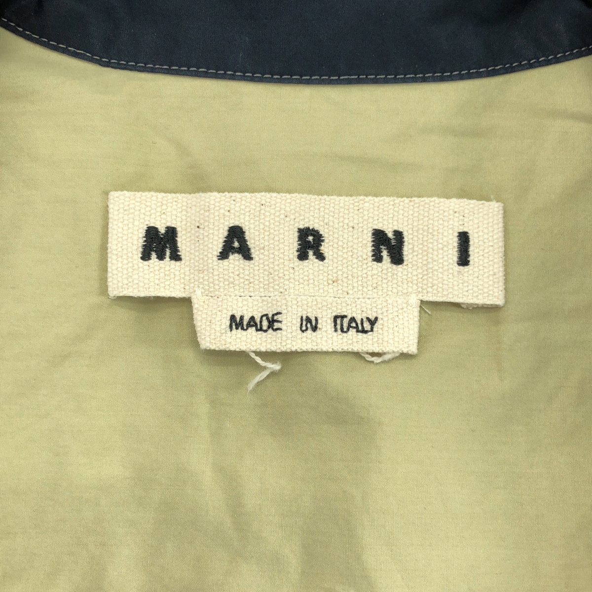MARNI / マルニ コットン ブロッキング オープンカラーシャツ