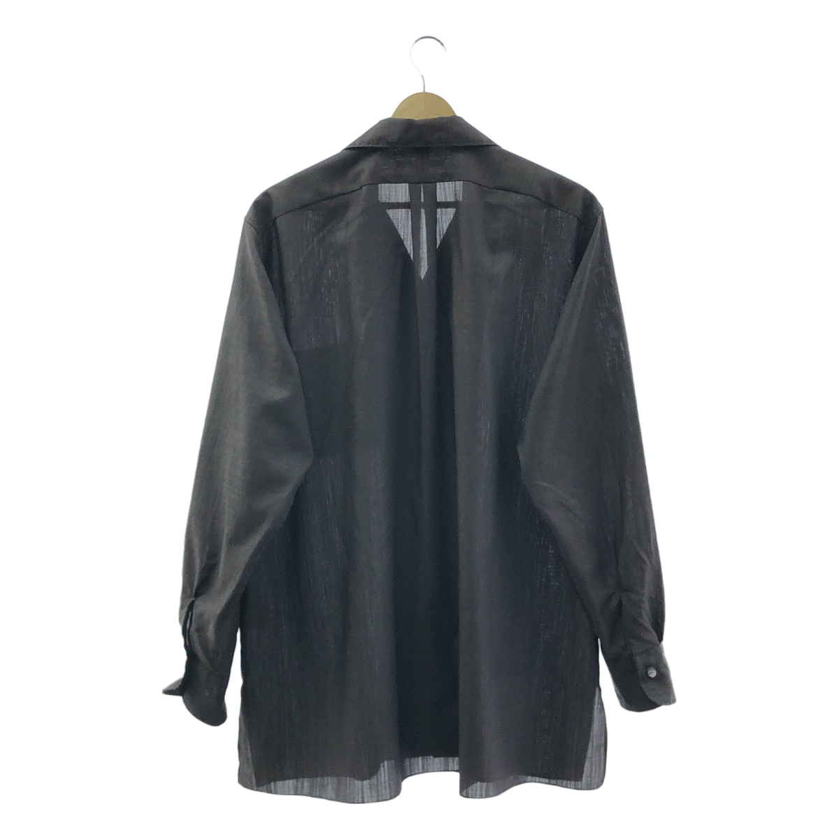 MAATEE&SONS / マーティー&サンズ H WOOL ONE PIECE COLLAR SHIRTS ウール ワンピース カラー シャツ