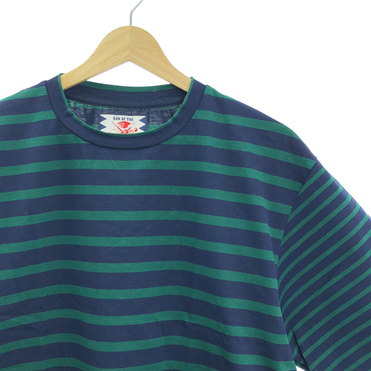 SON OF THE CHEESE / サノバチーズ Odd Border TEE コットン ボーダー Tシャツ