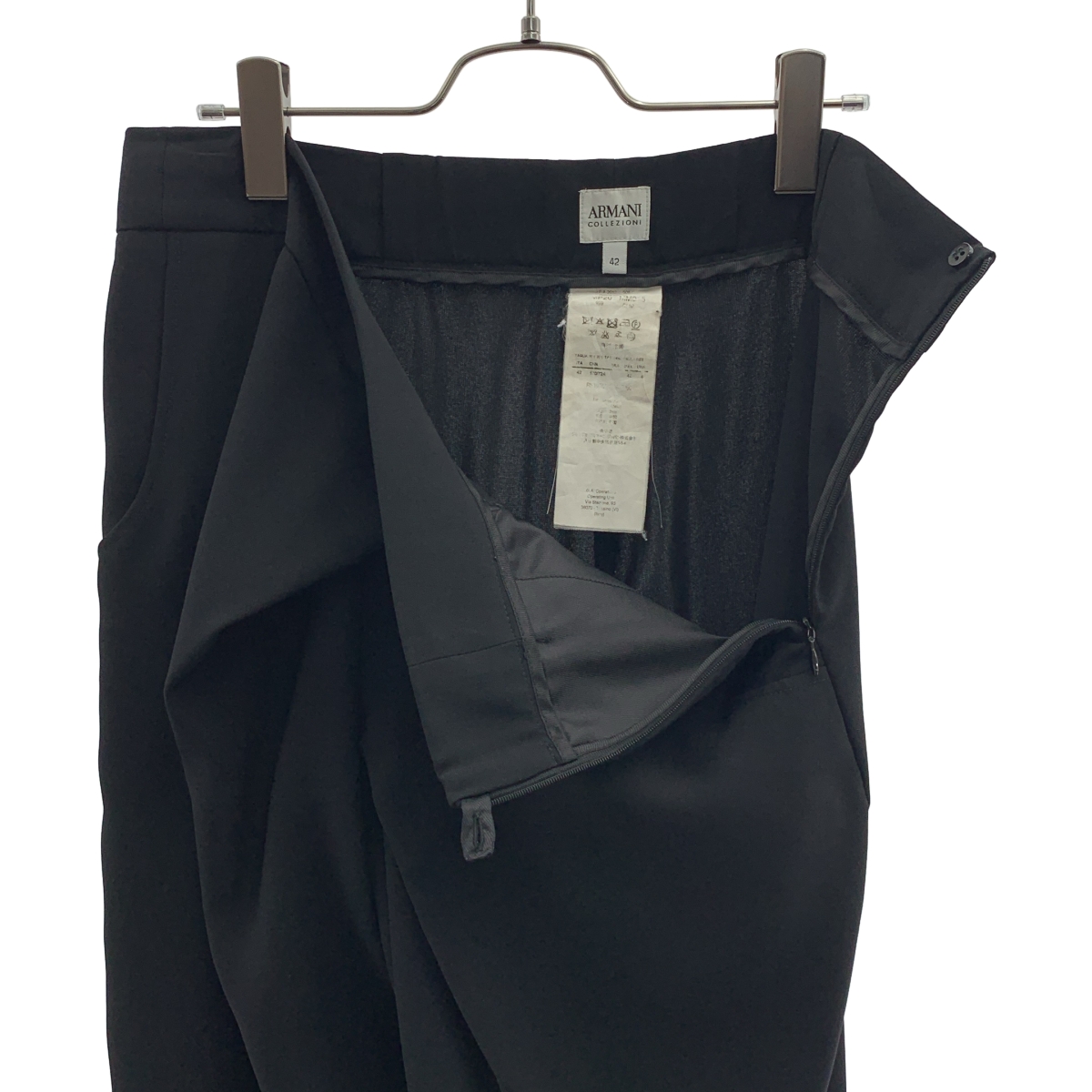 ARMANI COLLEZIONI / アルマーニコレツォーニ サイドジップ ワイドパンツ