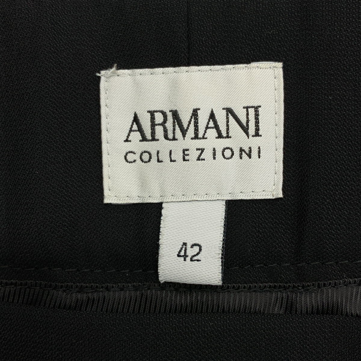 ARMANI COLLEZIONI / アルマーニコレツォーニ サイドジップ ワイドパンツ