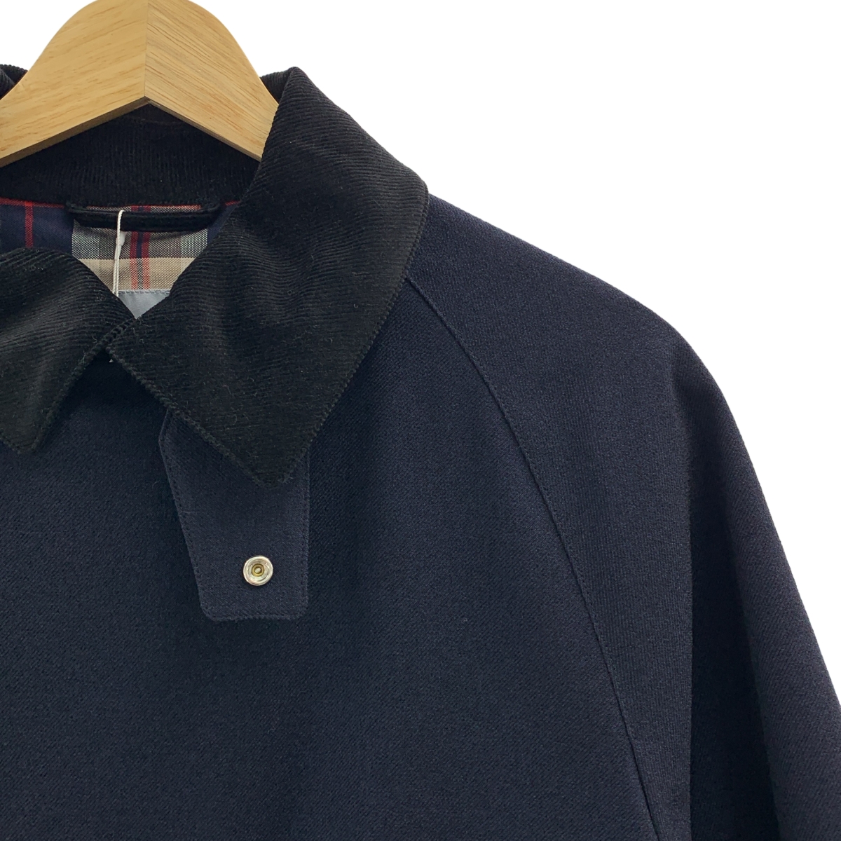 MACKINTOSH PHILOSOPHY / マッキントッシュフィロソフィー コーデュロイ切替 オーバーシルエット シングル コート / 総裏地