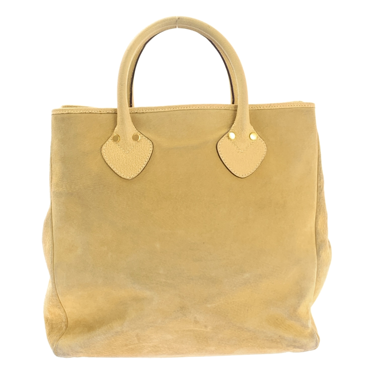 GUCCI / グッチ スエード レザー ハンド トートバッグ / 裏地総柄 / ユニセックス