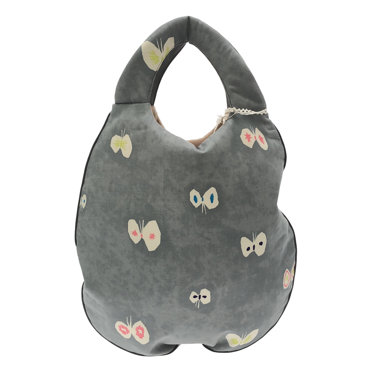 mina perhonen / ミナペルホネン hana hana egg bag  / ハナハナ ちょうちょう 総柄 エッグ ハンドバッグ