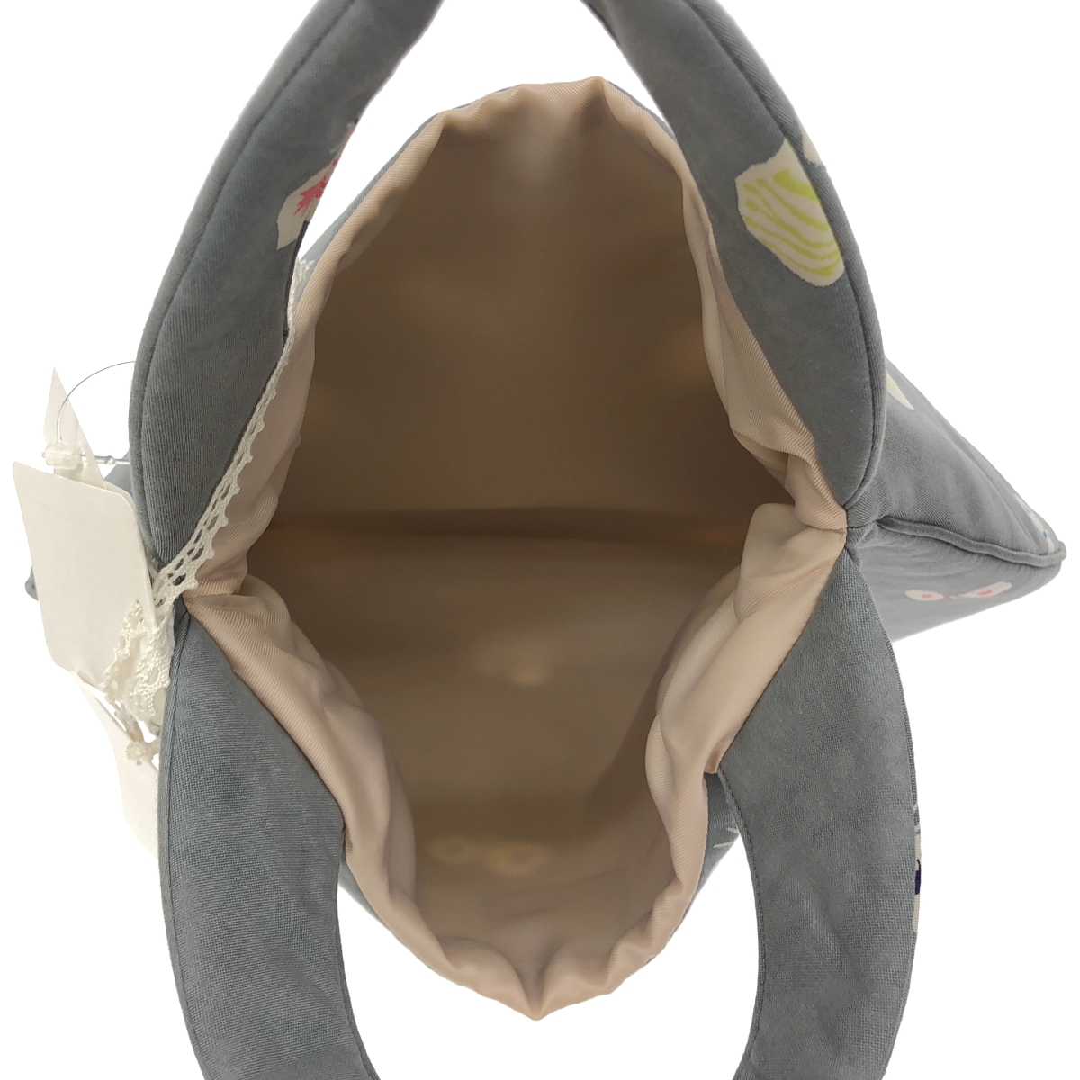 mina perhonen / ミナペルホネン hana hana egg bag  / ハナハナ ちょうちょう 総柄 エッグ ハンドバッグ