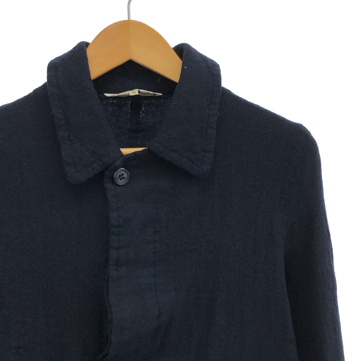 robe de chambre COMME des GARCONS / ローブドシャンブルコムデギャルソン ウール 縮絨 ドローストリング シャツ ジャケット コート