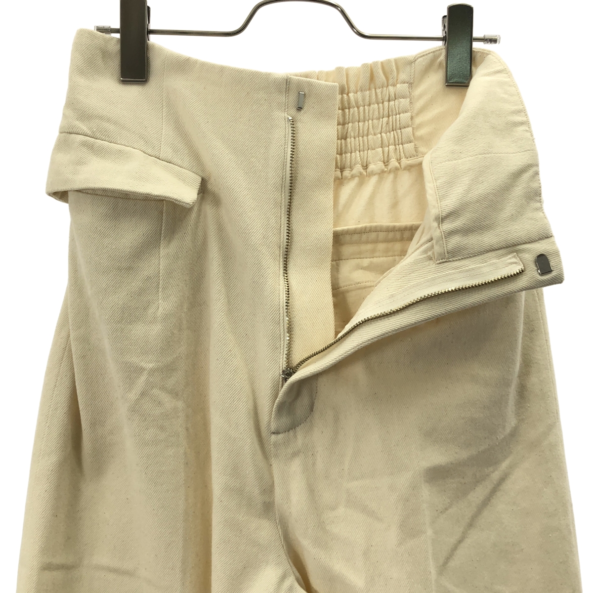 その他 リサイクル コットン デニム ハイウエストパンツ