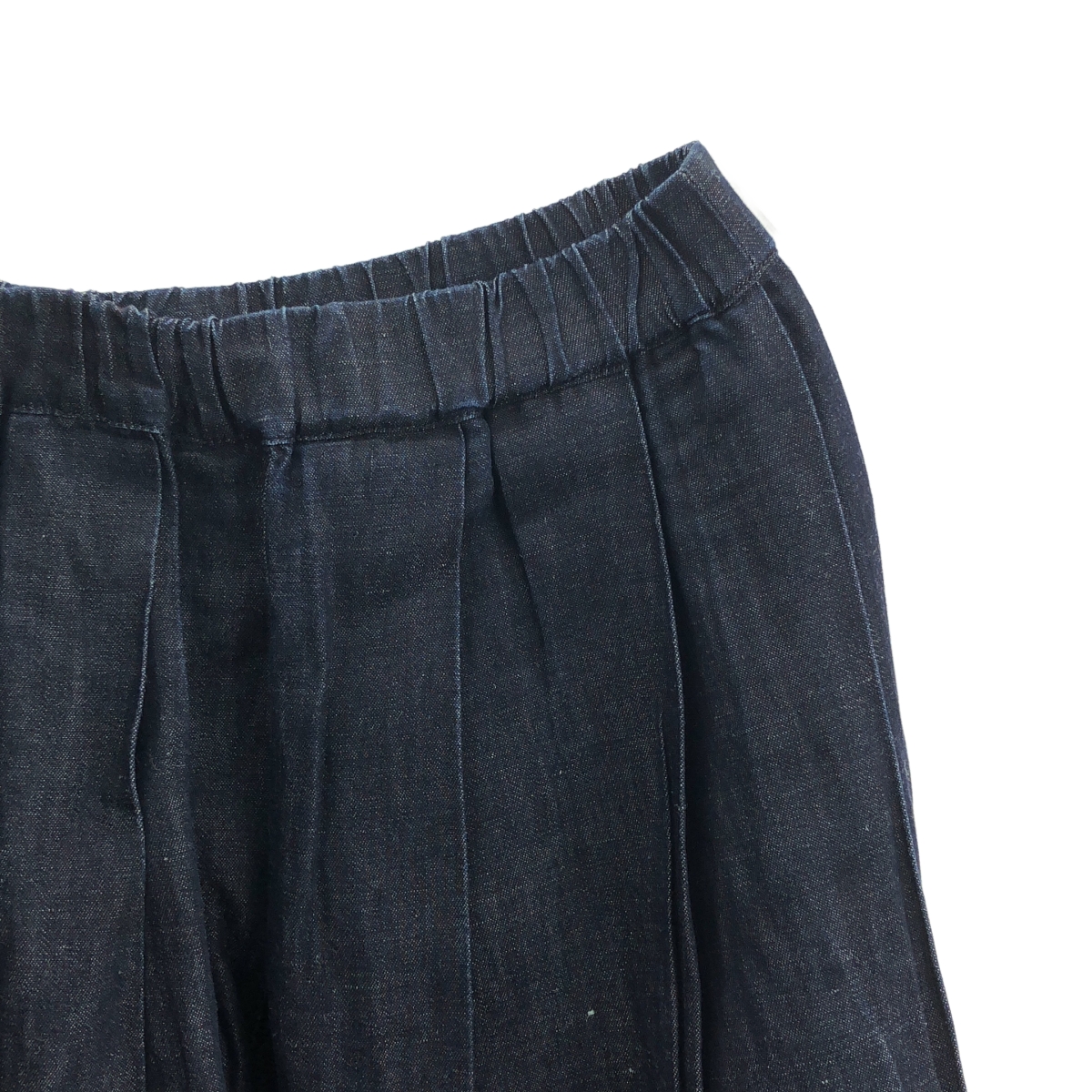 (g) / グラム コットン リネン ライトデニム ワンショルダースカート