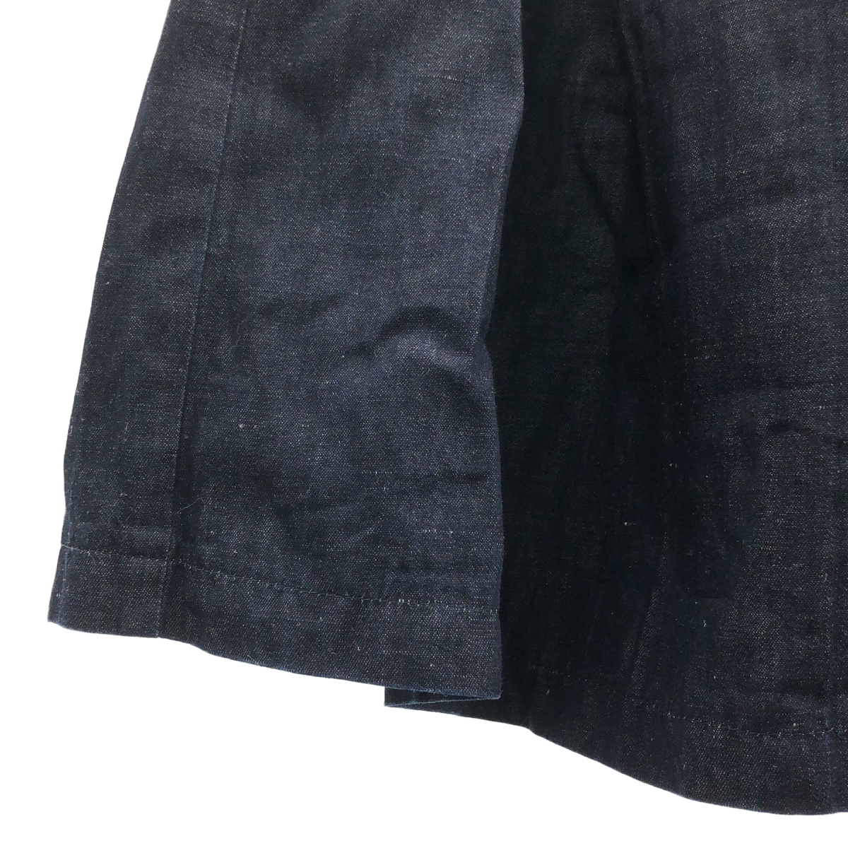 (g) / グラム コットン リネン ライトデニム ワンショルダースカート