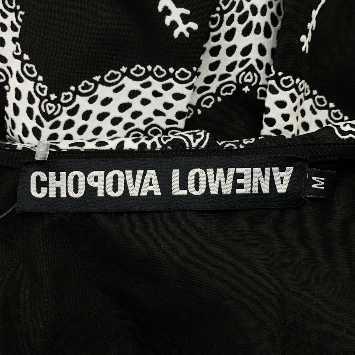 その他 総柄 レザーベルテッド プリーツ ボリューム ドレス ワンピース