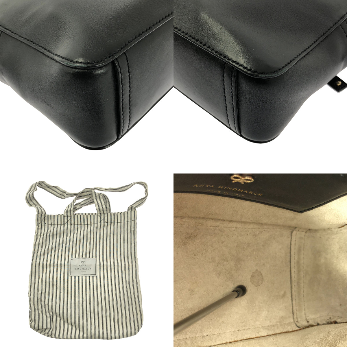 ANYA HINDMARCH / アニヤハインドマーチ スマイリー ショルダーバッグ