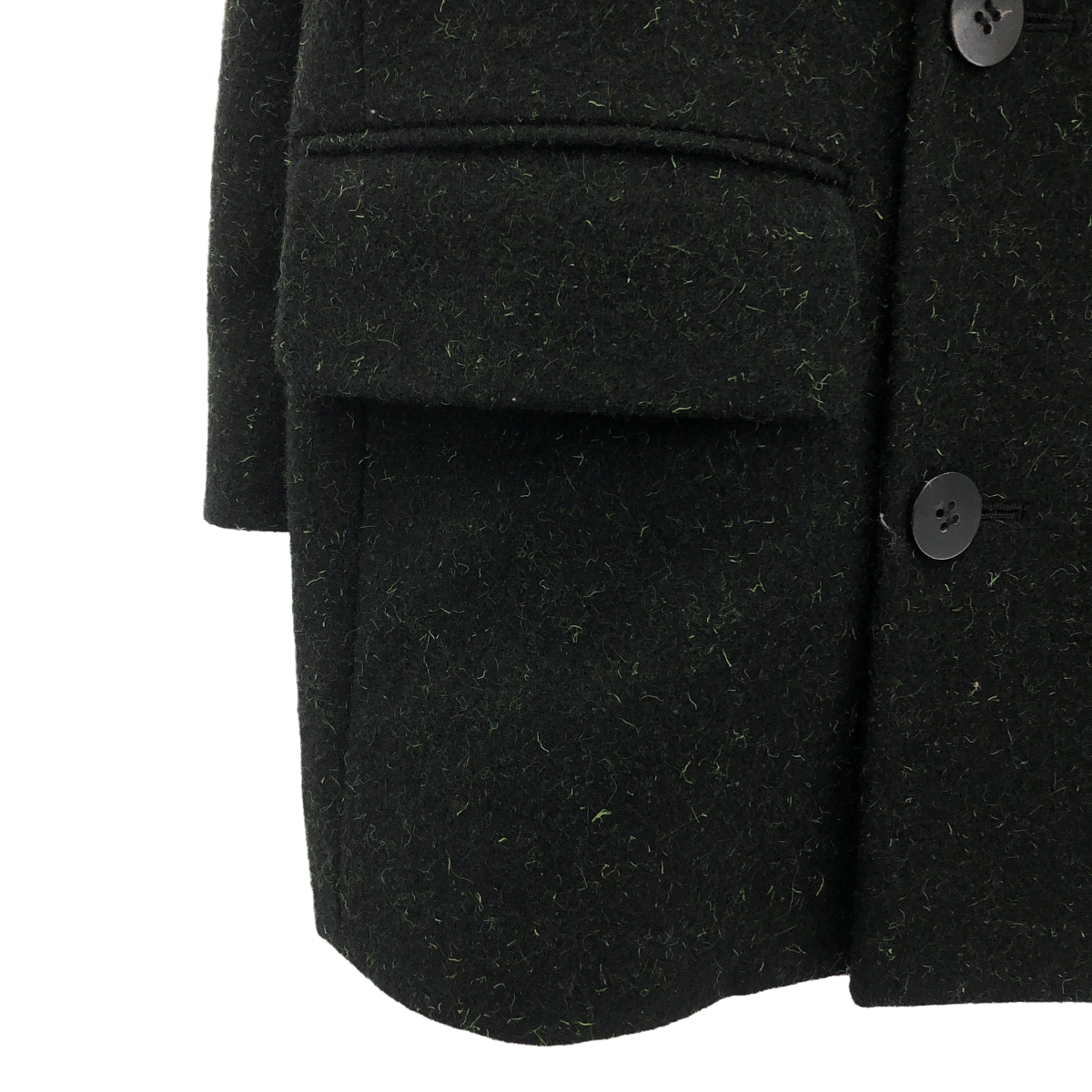 OVERCOAT / オーバーコート Speckled Wool Double Breasted Jacket スペクルドウール ダブルブレスト ジャケット