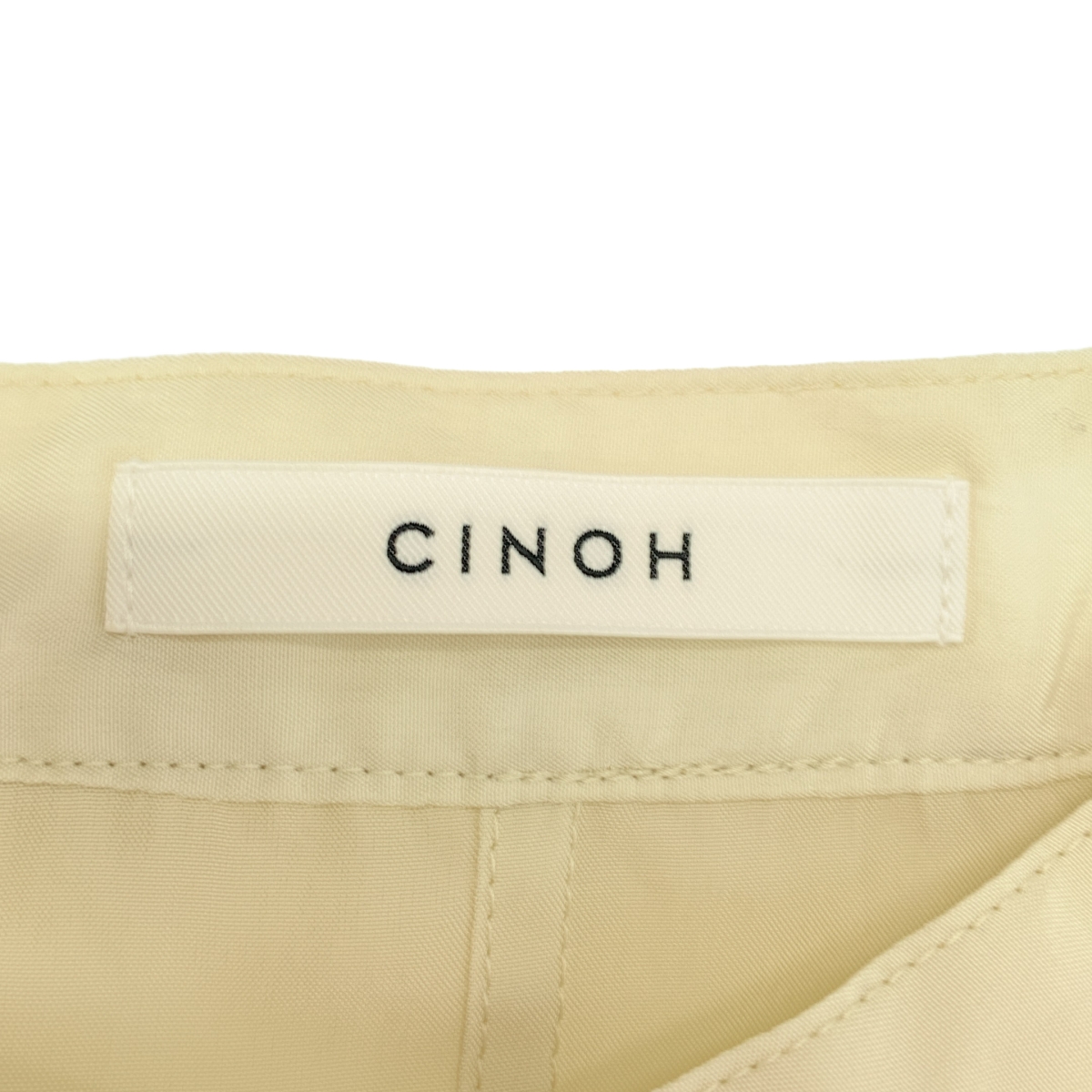 CINOH / チノ キュプラ スカーフ シャツワンピース