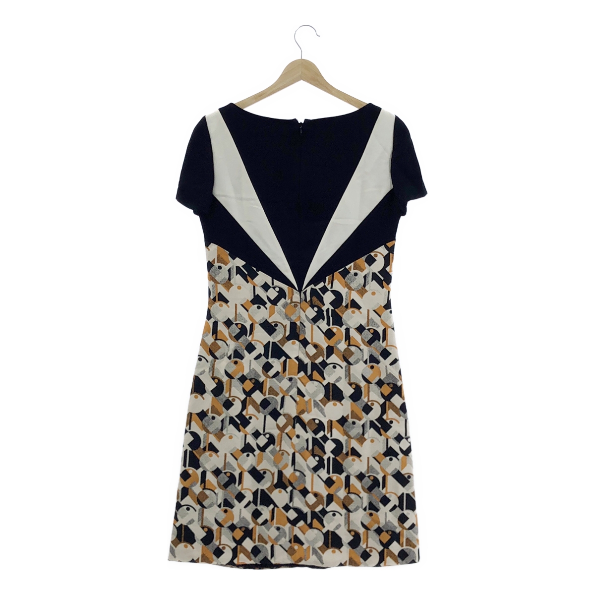 PRADA / プラダ 総柄 ショートスリーブ ワンピース