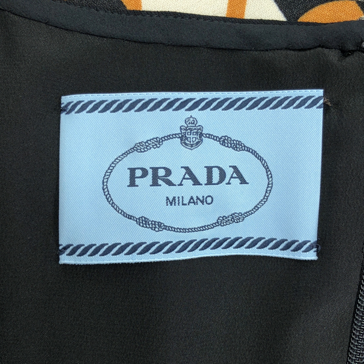 PRADA / プラダ 総柄 ショートスリーブ ワンピース
