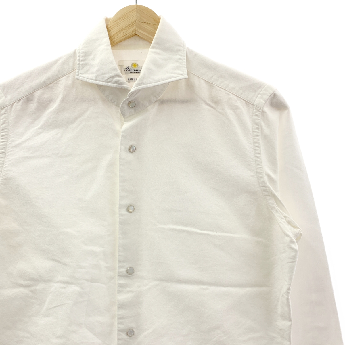 Giannetto / ジャンネット VINCI FIT オックスフォード ホリゾンタルカラーシャツ
