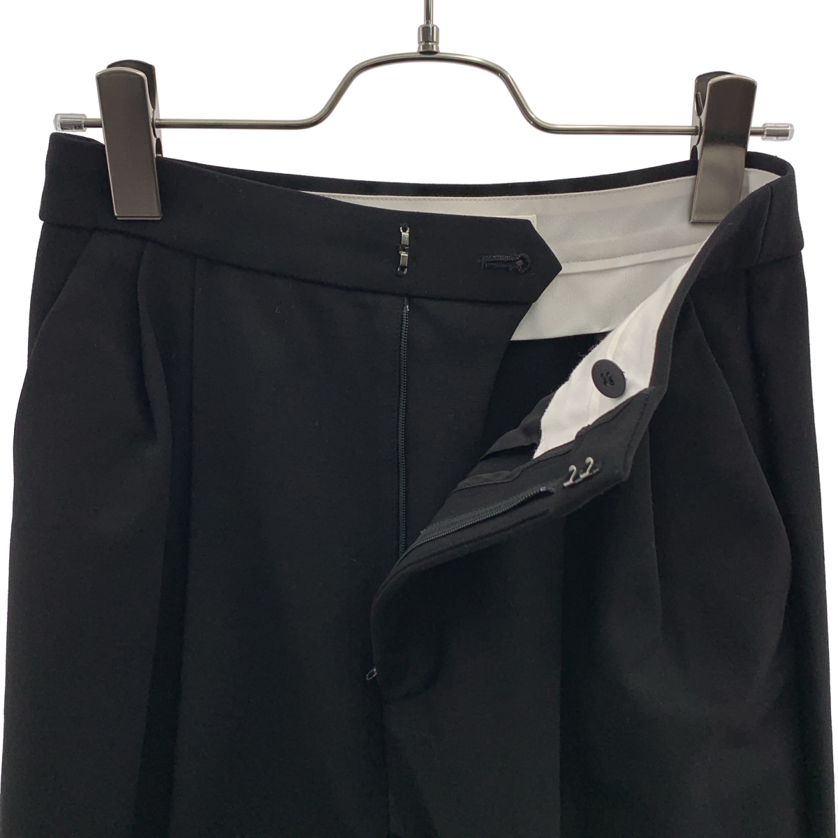 ENFOLD / エンフォルド ライトダブルクロスシガレットトラウザーパンツ