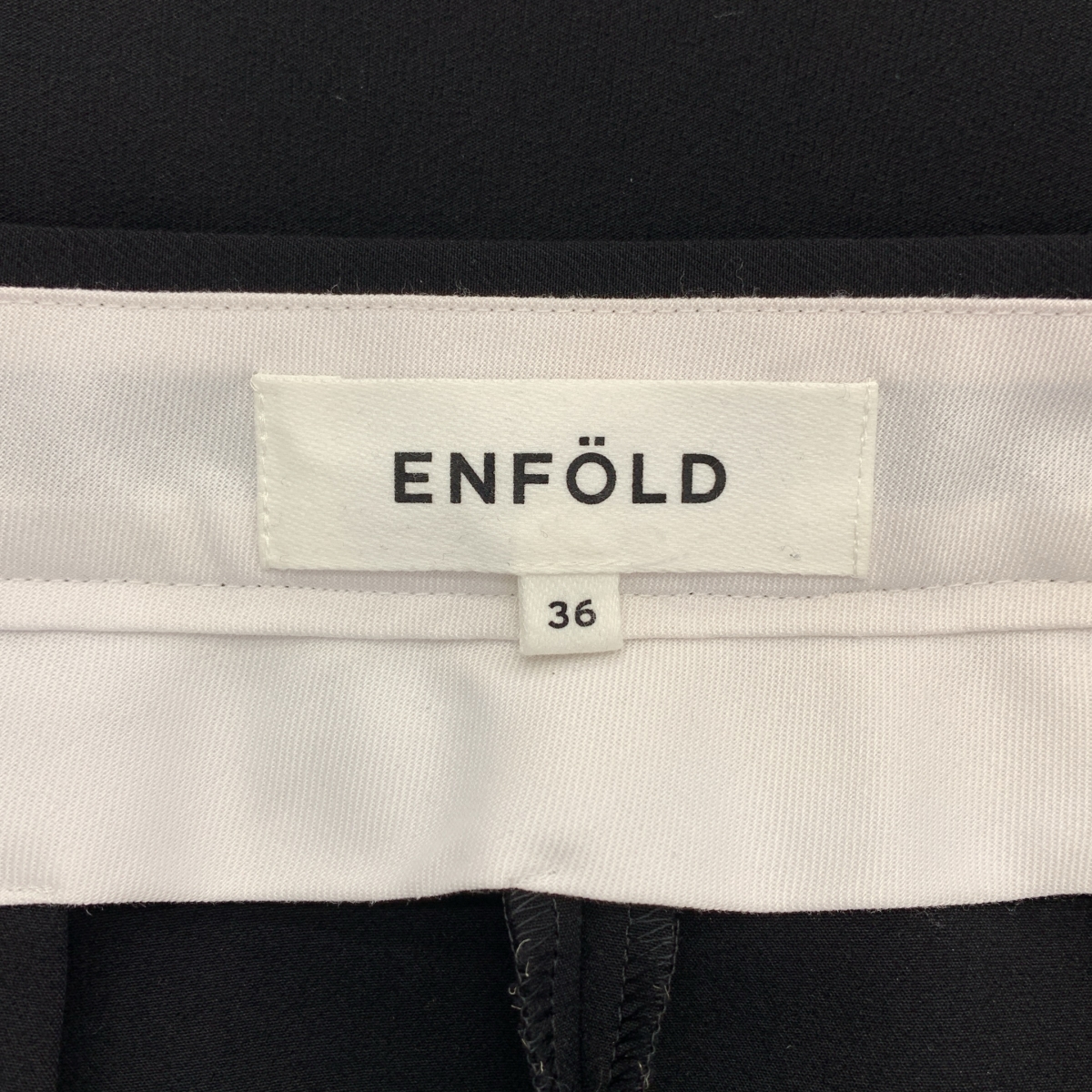 ENFOLD / エンフォルド ライトダブルクロスシガレットトラウザーパンツ