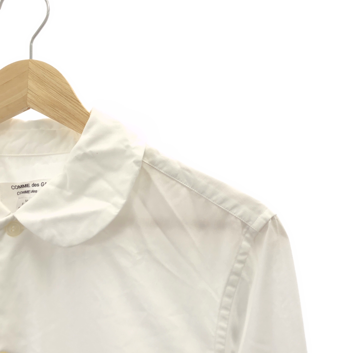 COMME des GARCONS COMME des GARCONS / コムコム 製品加工 ラウンドカラー ティアード シャツ ブラウス