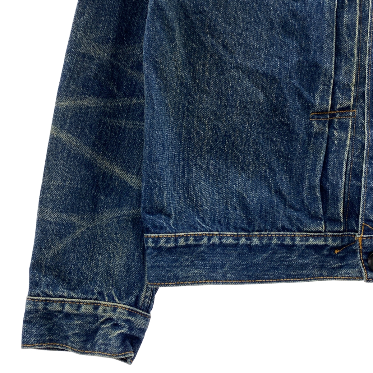 cantate / カンタータ T-Back Jacket 1stタイプ ヴィンテージ加工 デニム トラッカージャケット