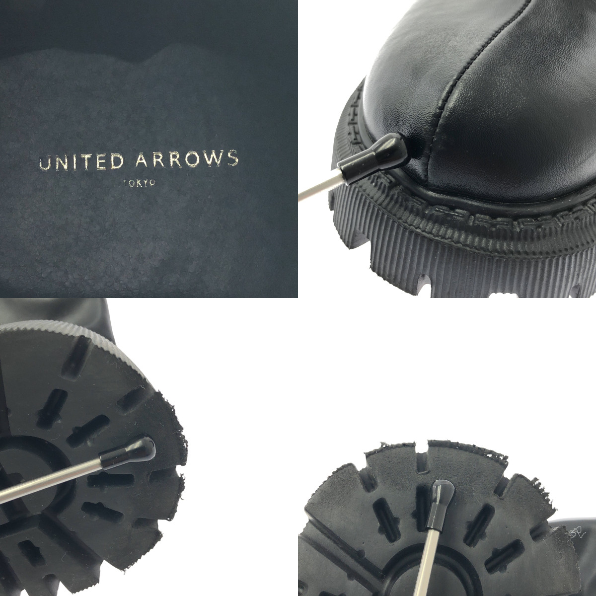 UNITED ARROWS / ユナイテッドアローズ レザー ショートブーツ