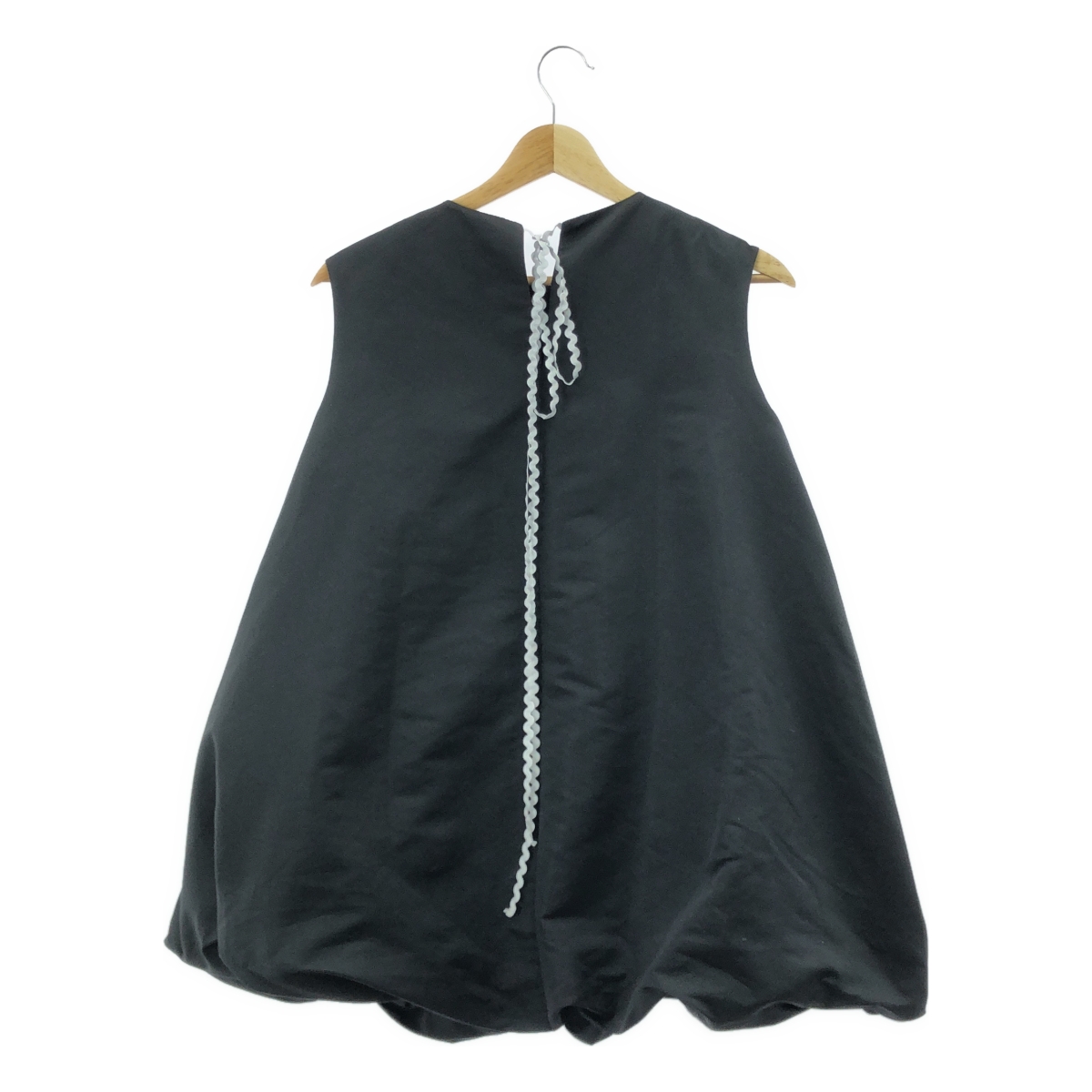 その他 バックリボン ノースリーブ バルーン ブラウス