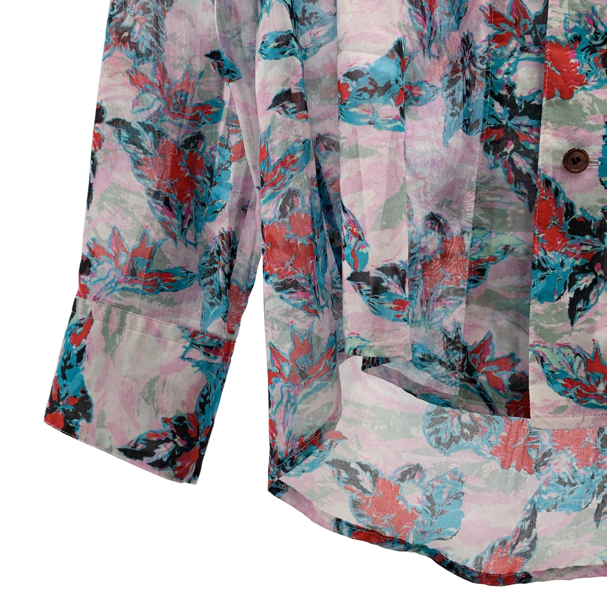 sulvam / サルバム 総柄 オープカラー アロハ オーバー シャツ