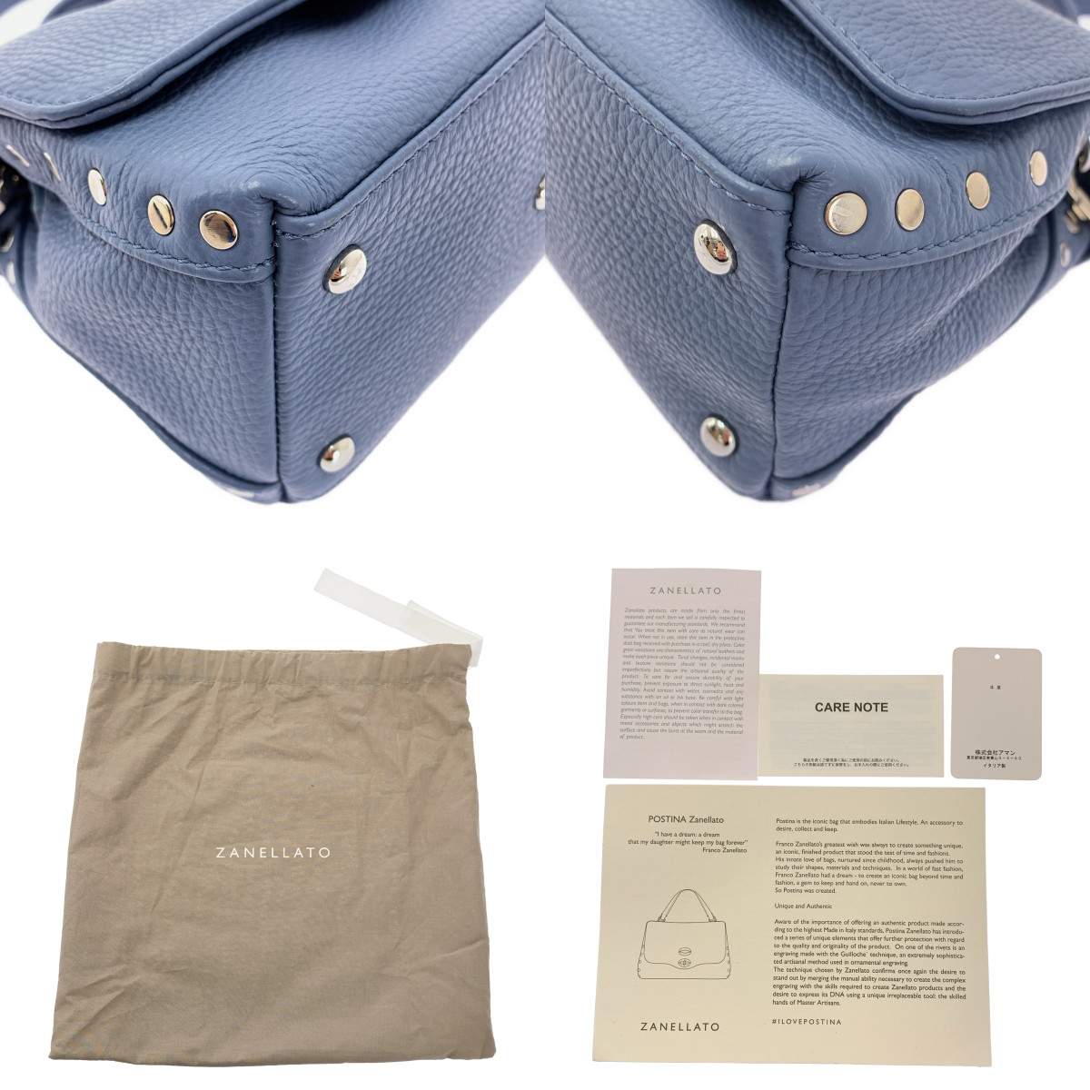 ZANELLATO / ザネラート POSTINA BABY ベイビー 2way ショルダー バッグ