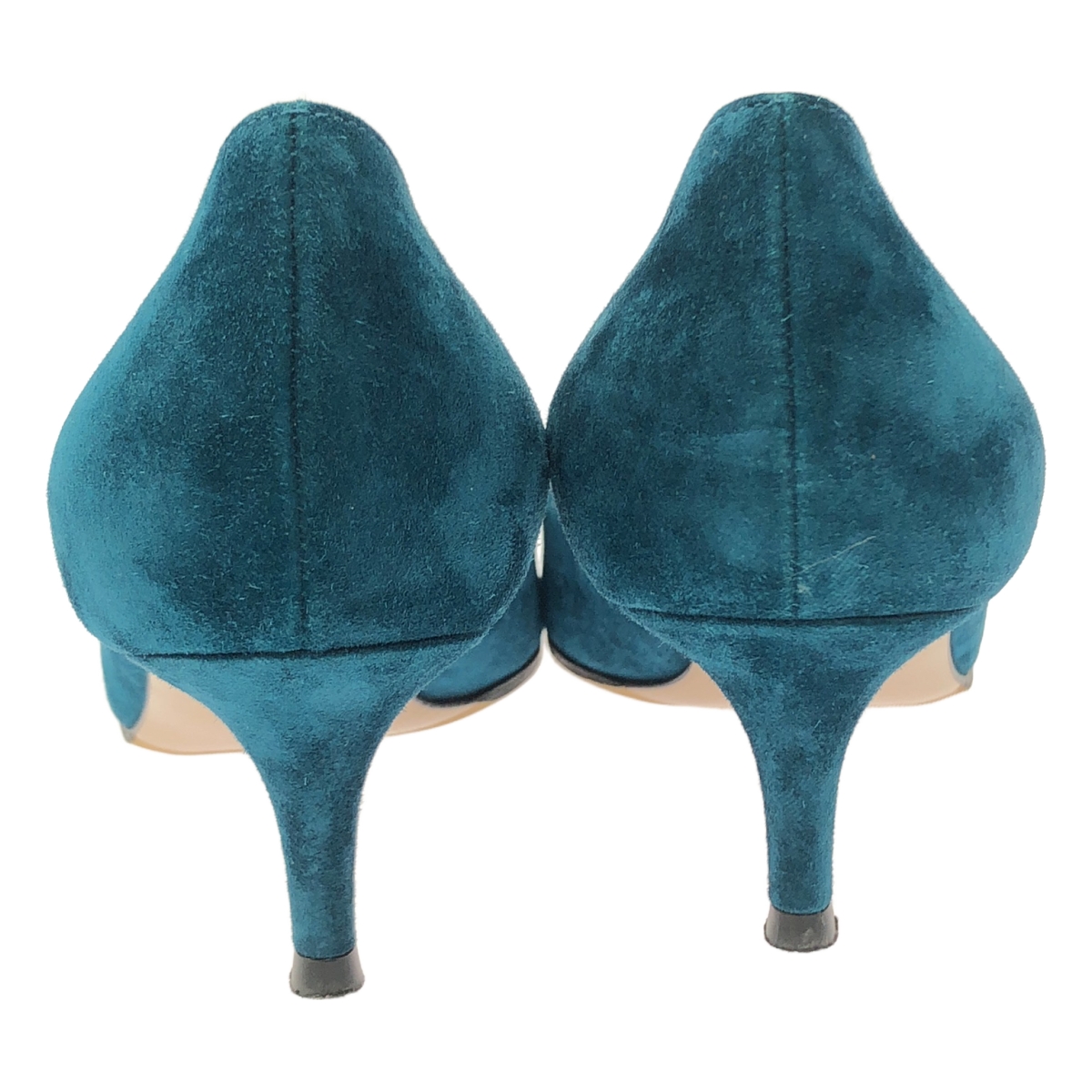 Gianvito Rossi / ジャンヴィトロッシ スエード レザー ポインテッドトゥ パンプス