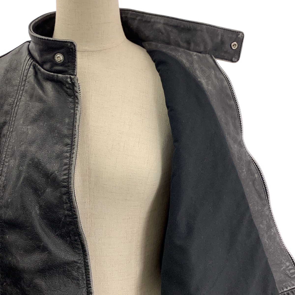 beautiful people / ビューティフルピープル double-end stone wash leather jacket レザー ダブル ジャケット