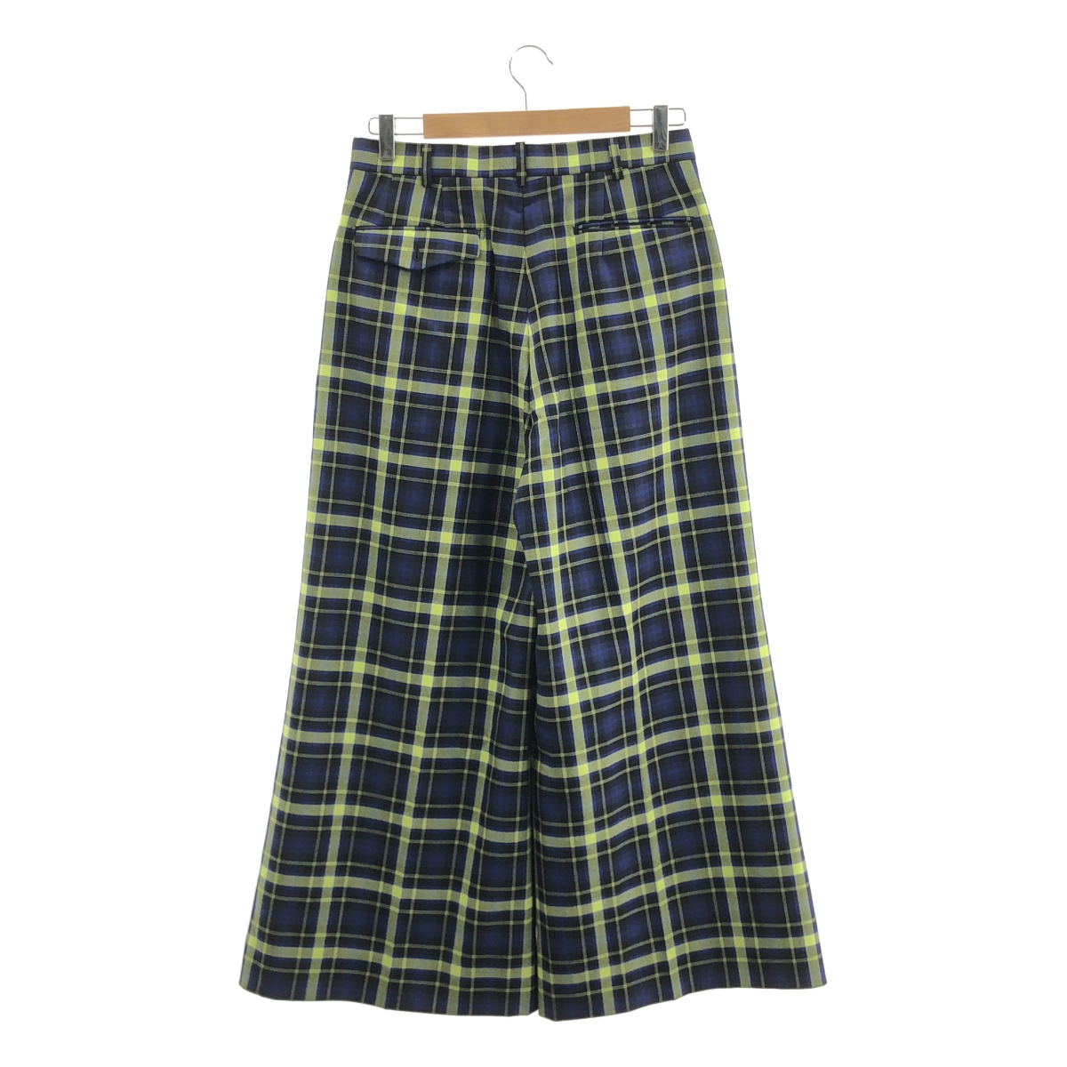 JOHN LAWRENCE SULLIVAN / ジョンローレンスサリバン チェック ウール ワイドパンツ