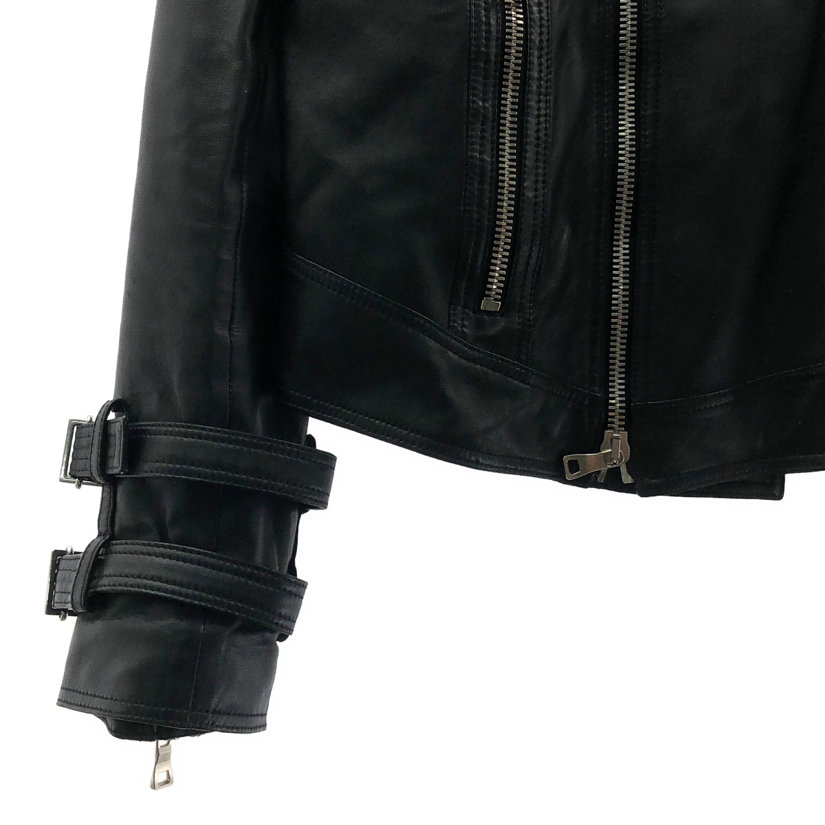 BALMAIN / バルマン レザー ライダース ジャケット / 総裏地