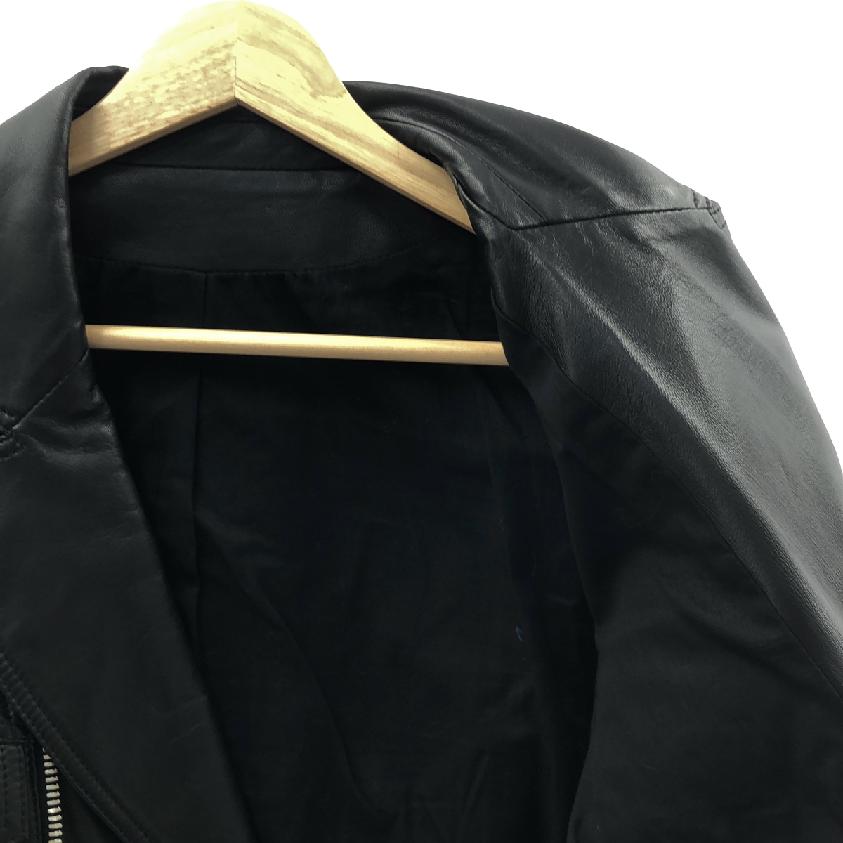 BALMAIN / バルマン レザー ライダース ジャケット / 総裏地